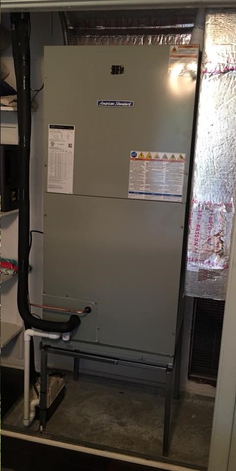New American Standard Air Handler installed by Brown Mechanical Services New American Standard Air Handler installed by Brown Mechanical Services
