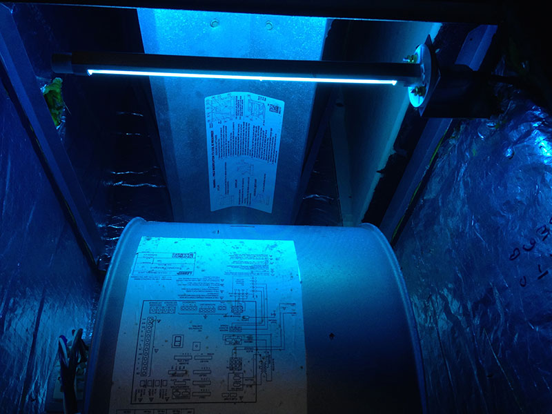 UV Filter in Air Handler UV Filter in Air Handler